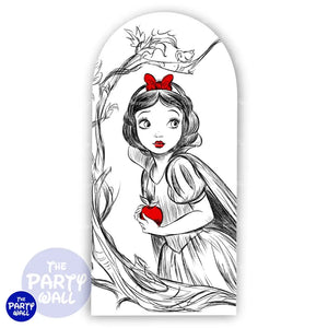 Blanca Nieves - Funda para mampara de punta redonda o rectangular Mampara de punta redonda