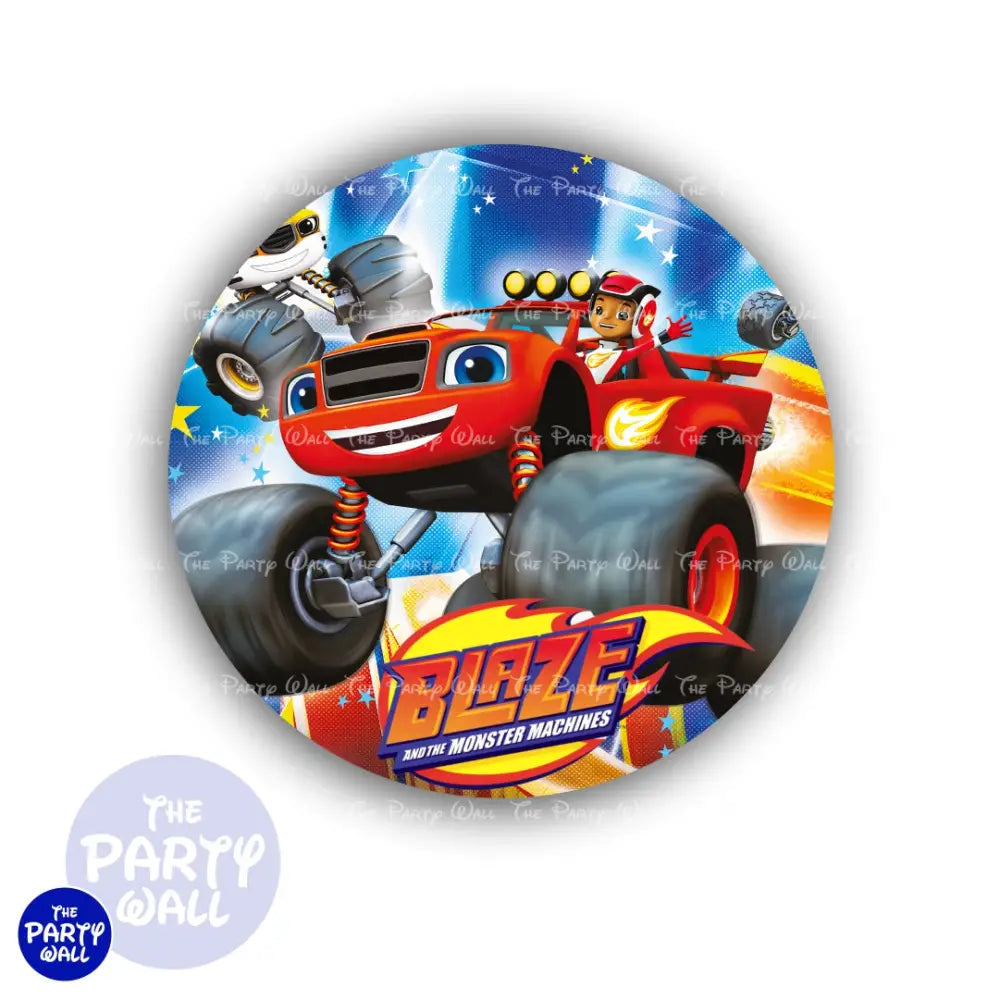 Blaze and the Monster Machine - Funda para mampara circular Circular