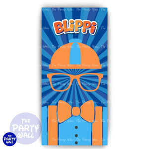 Blippi - Funda para mampara de punta redonda o rectangular Mampara de punta redonda