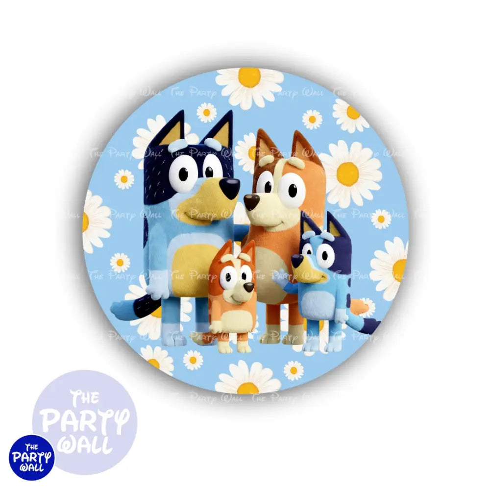 Bluey - Funda para mampara circular Circular
