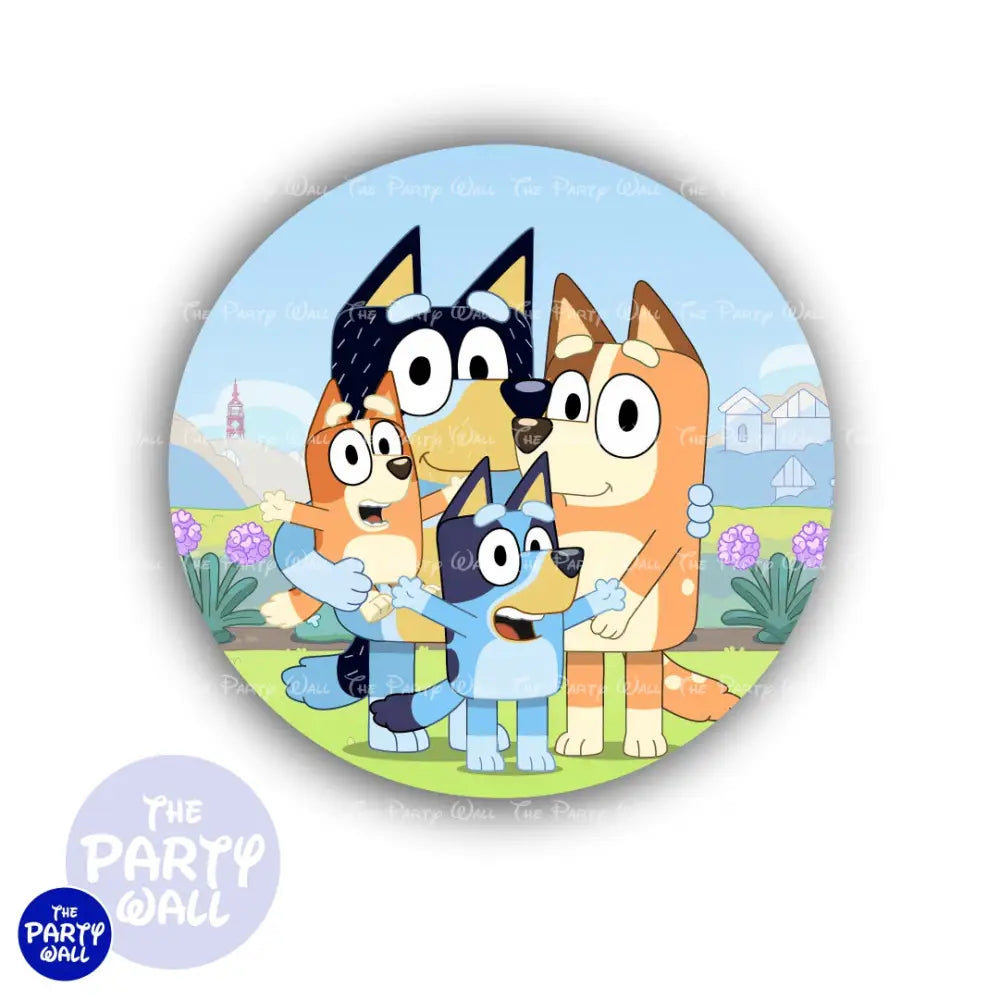Bluey - Funda para mampara circular Circular