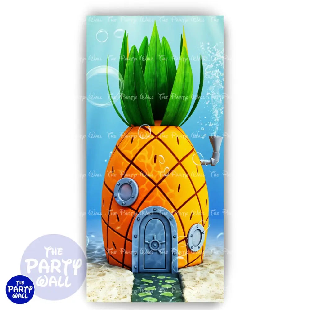 Bob Esponja - Funda para mampara de punta redonda o rectangular Mampara de punta redonda