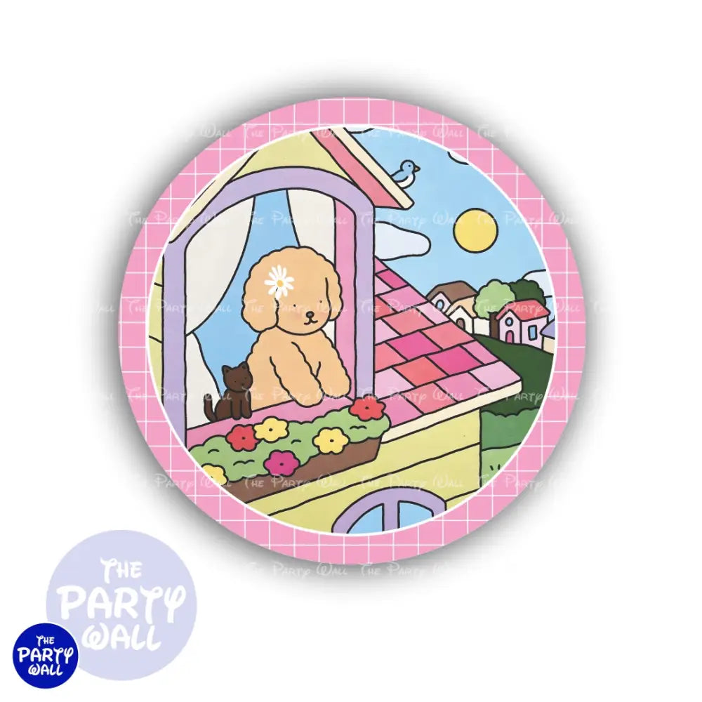 Bobbie Goods - Funda para mampara circular Circular