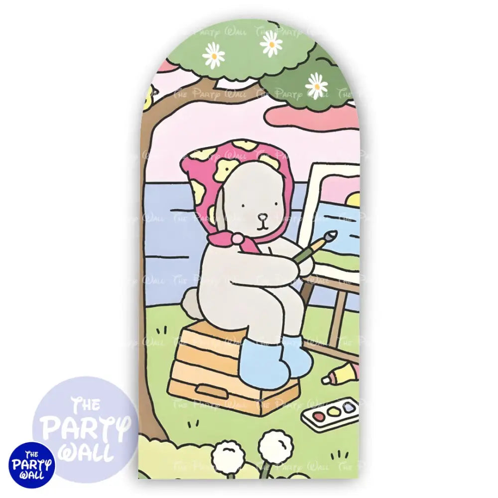 Bobbie Goods - Funda para mampara de punta redonda o rectangular Mampara de punta redonda