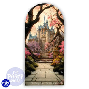 Bosque Encantado - Funda para mampara de punta redonda o rectangular Mampara de punta redonda