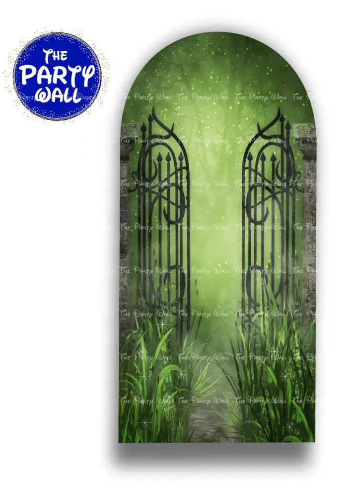 Bosque Encantado - Funda para mampara de punta redonda o rectangular Mampara de punta redonda