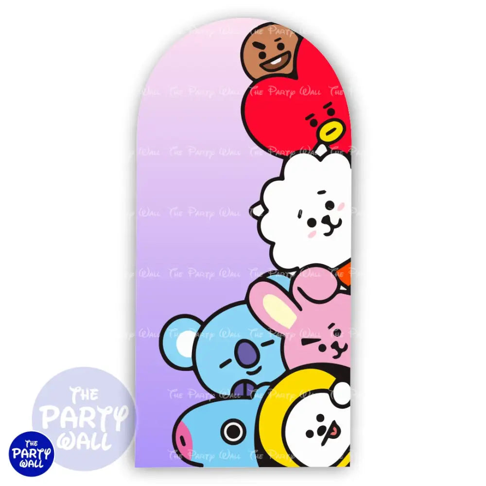 BTS - Funda para mampara de punta redonda o rectangular Mampara de punta redonda