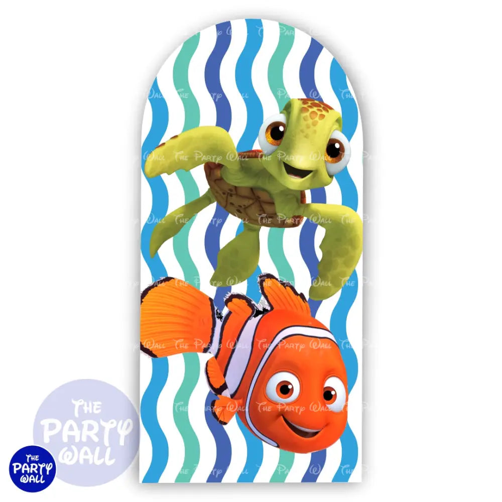 Buscando a Nemo - Funda para mampara de punta redonda o rectangular Mampara de punta redonda