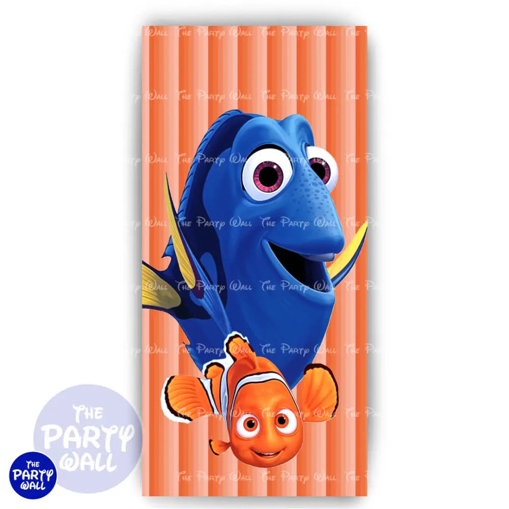 Buscando a Nemo - Funda para mampara de punta redonda o rectangular Mampara de punta redonda