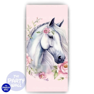 Caballos - Funda para mampara de punta redonda o rectangular Mampara de punta redonda