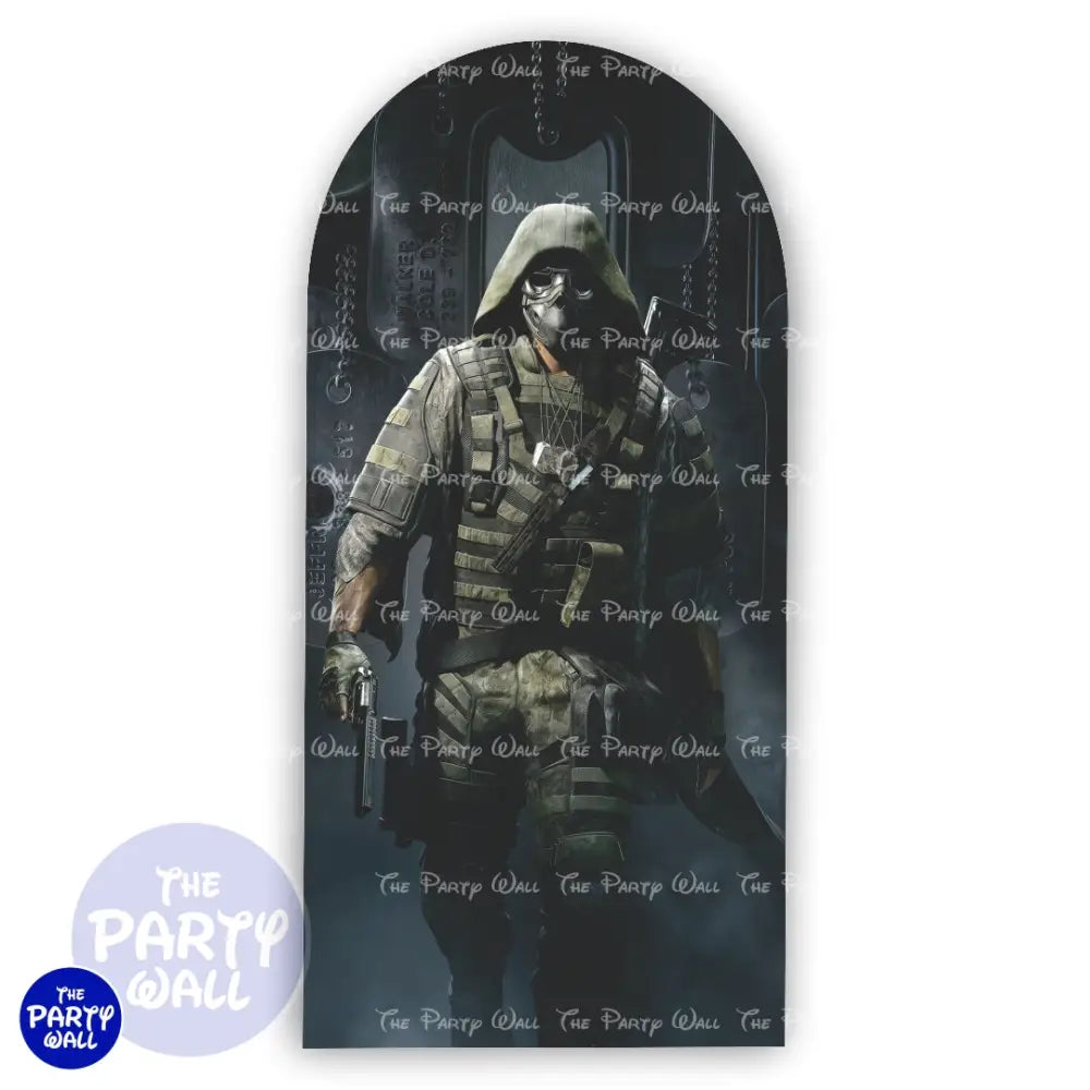 Call of Duty - Funda para mampara de punta redonda o rectangular Mampara de punta redonda