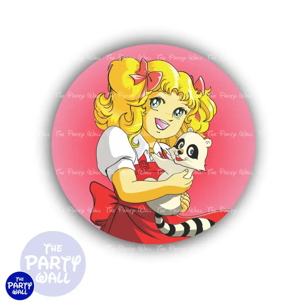 Candy Candy - Funda para mampara circular Circular