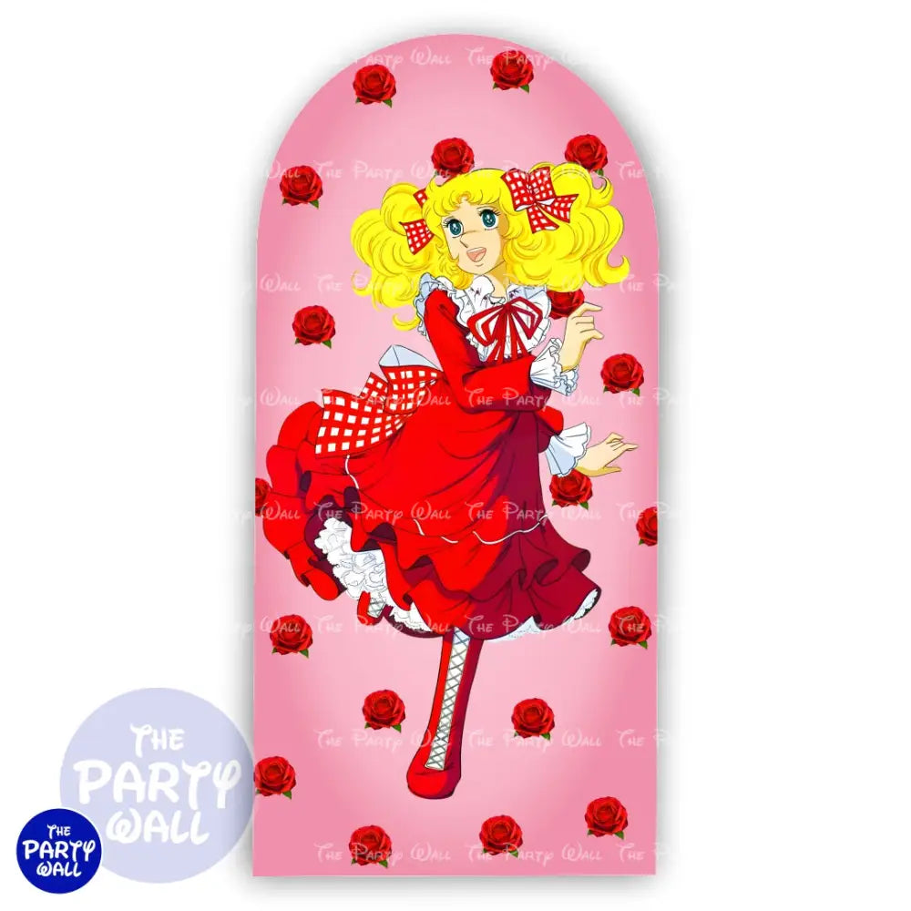 Candy Candy - Funda para mampara de punta redonda o rectangular Mampara de punta redonda