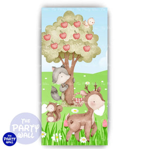 Caperucita Roja - Funda para mampara de punta redonda o rectangular Mampara de punta redonda