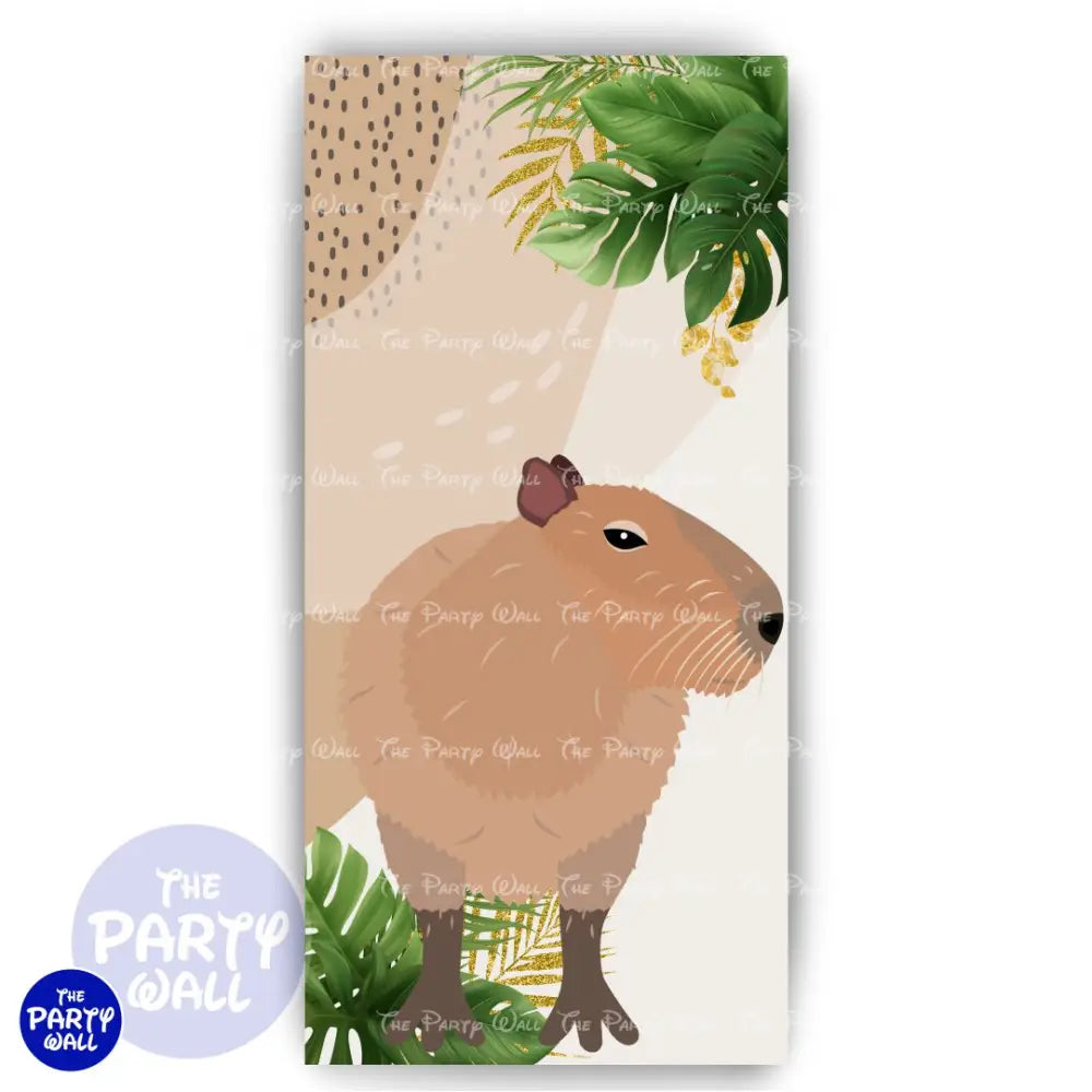 Capibara - Funda para mampara de punta redonda o rectangular Mampara de punta redonda