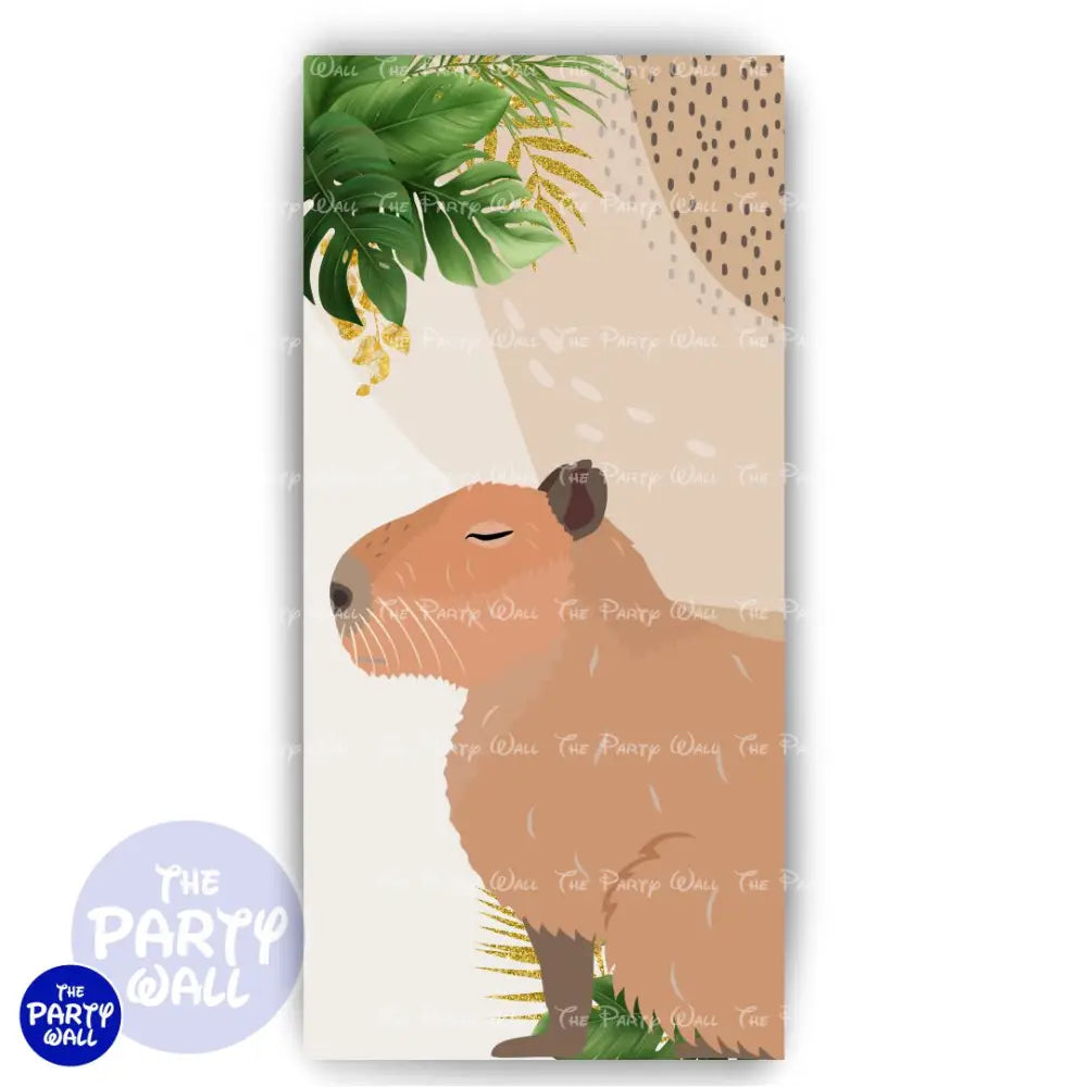 Capibara - Funda para mampara de punta redonda o rectangular Mampara de punta redonda