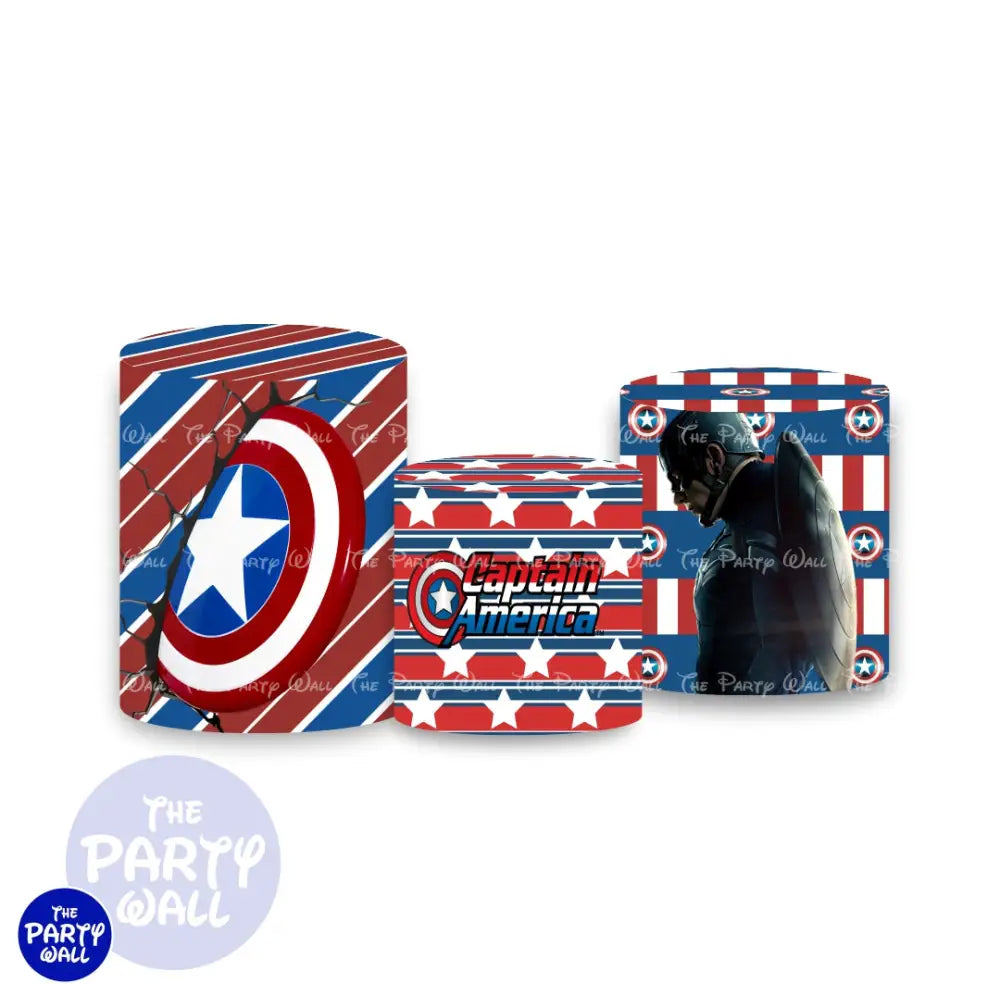 Capitán América - Fundas para cilindros Cilindros
