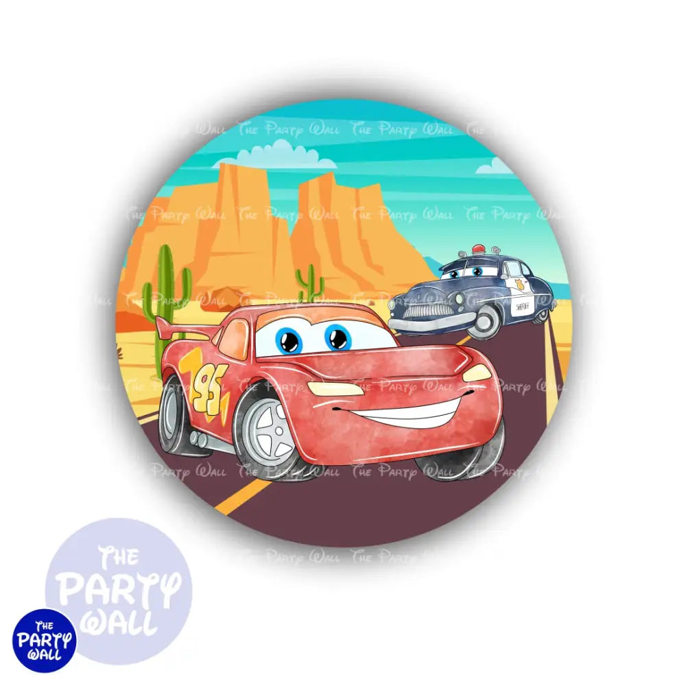 Cars - Funda para mampara circular Circular