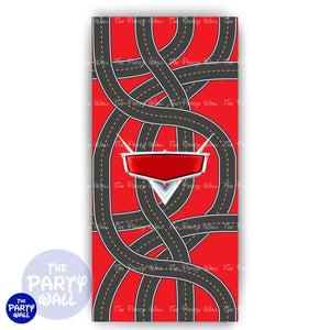 Cars Funda para mampara de punta redonda o rectangular Mampara de punta redonda