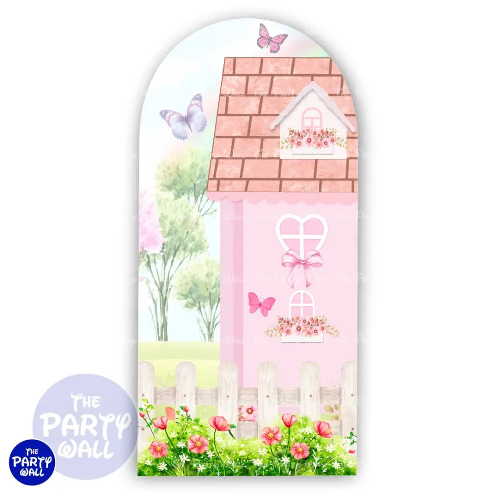 Casita - Funda para mampara de punta redonda o rectangular Mampara de punta redonda