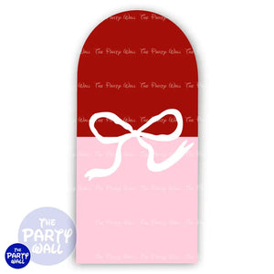 Cereza - Funda para mampara de punta redonda o rectangular Mampara de punta redonda