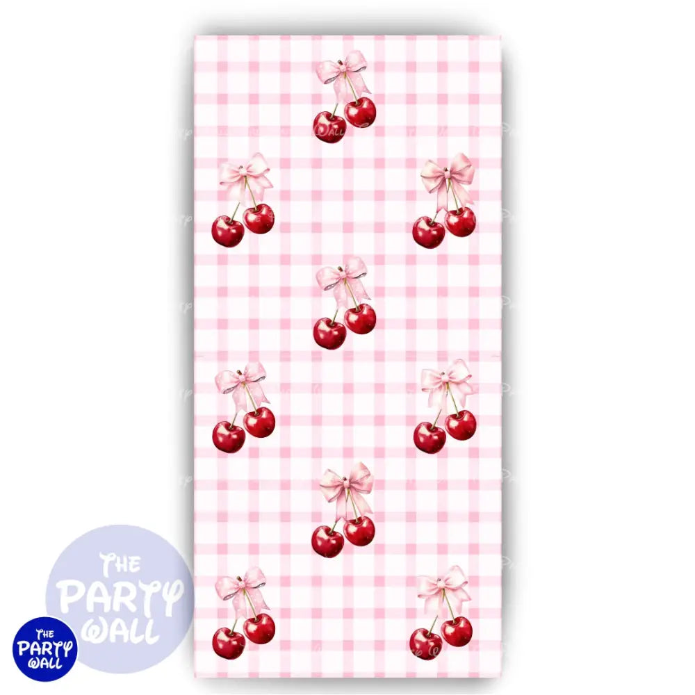 Cereza - Funda para mampara de punta redonda o rectangular Mampara de punta redonda