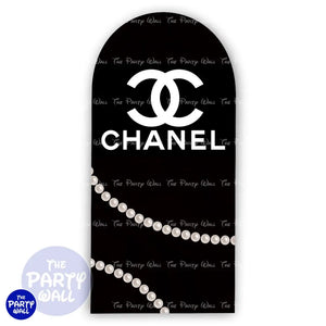 Chanel - Funda para mampara de punta redonda o rectangular Mampara de punta redonda