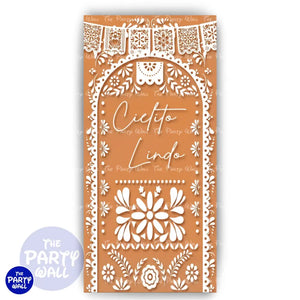 Cielito Lindo - Funda para mampara de punta redonda o rectangular Mampara de punta redonda