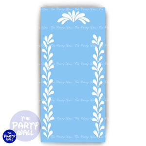 Cielito Lindo - Funda para mampara de punta redonda o rectangular Mampara de punta redonda