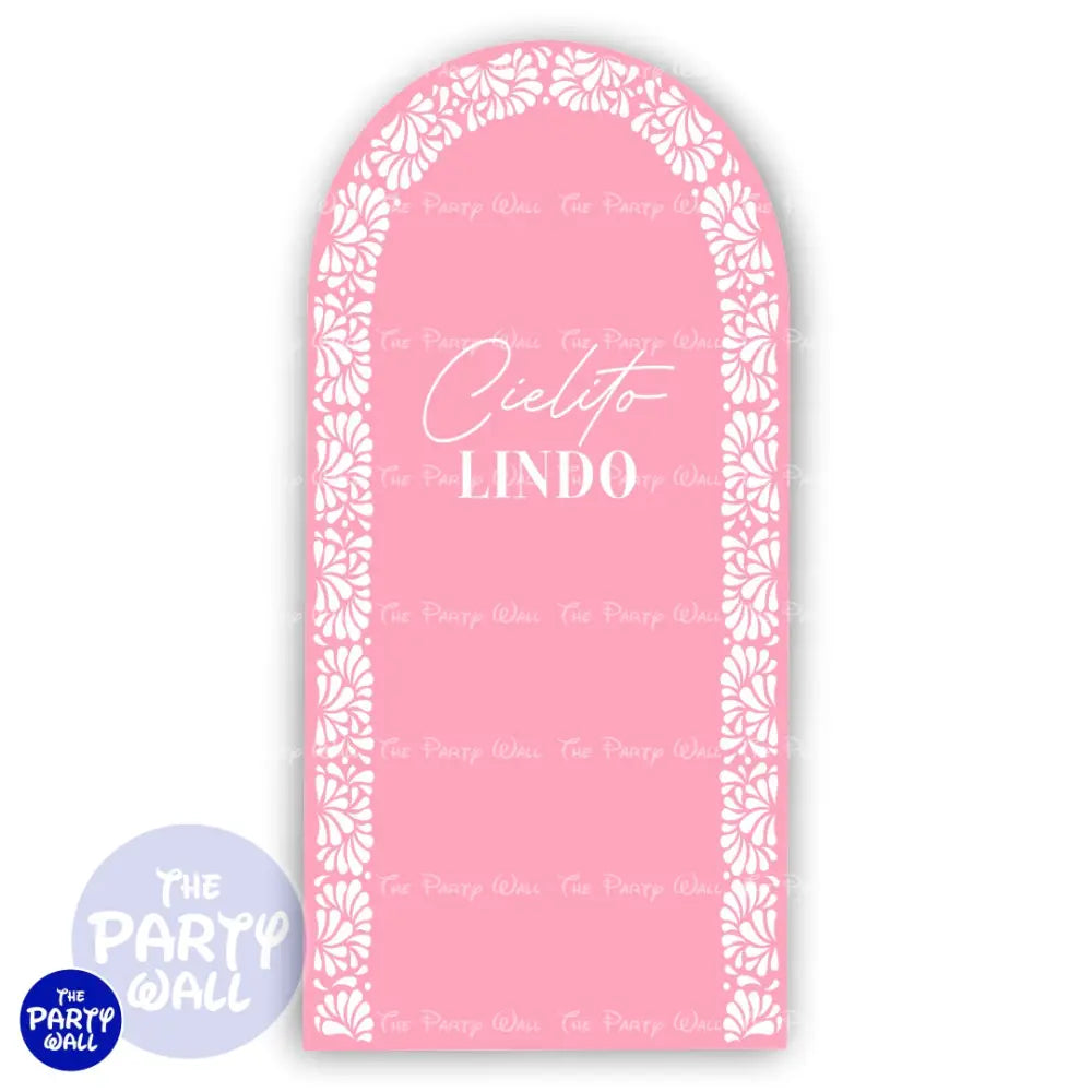 Cielito Lindo - Funda para mampara de punta redonda o rectangular Mampara de punta redonda