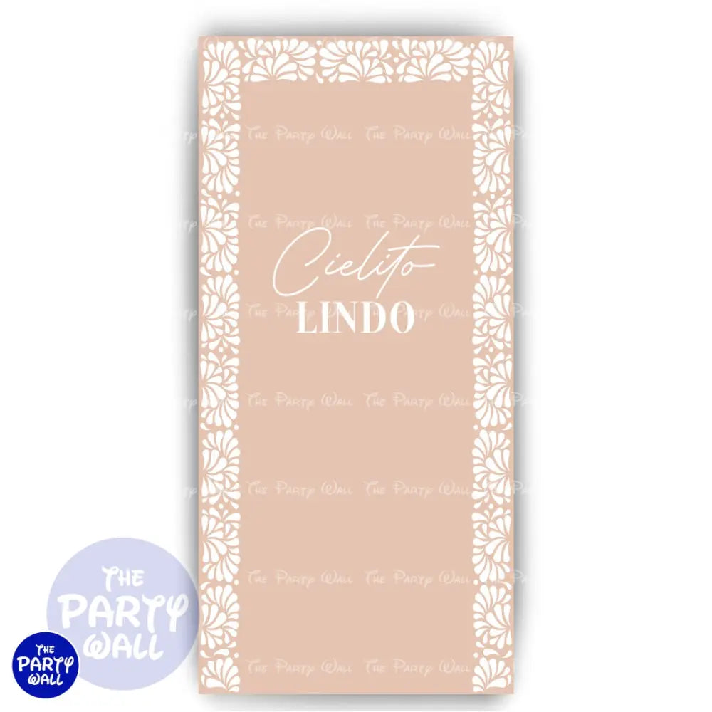 Cielito Lindo - Funda para mampara de punta redonda o rectangular Mampara de punta redonda