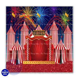 Circo - Funda para mampara cuadrada o rectangular Cuadrado o Rectangular