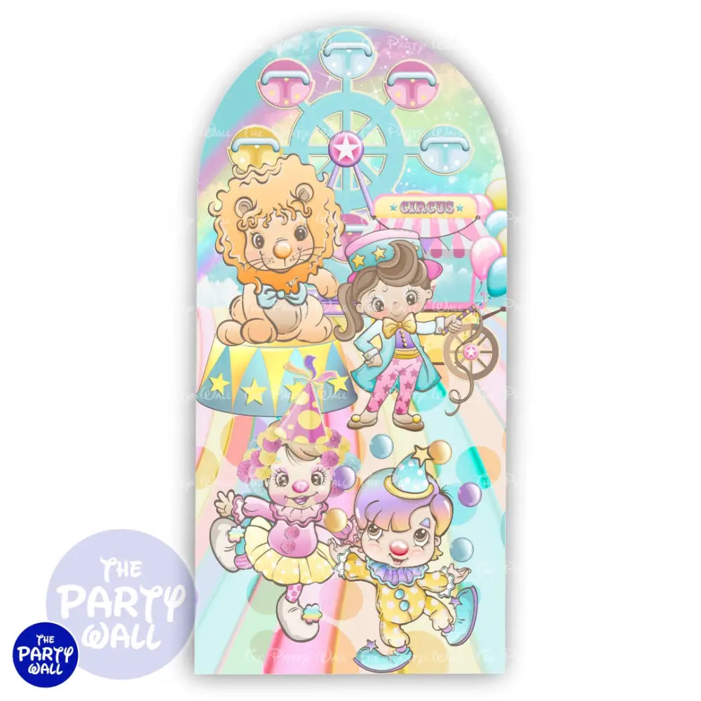 Circo - Funda para mampara de punta redonda o rectangular Mampara de punta redonda