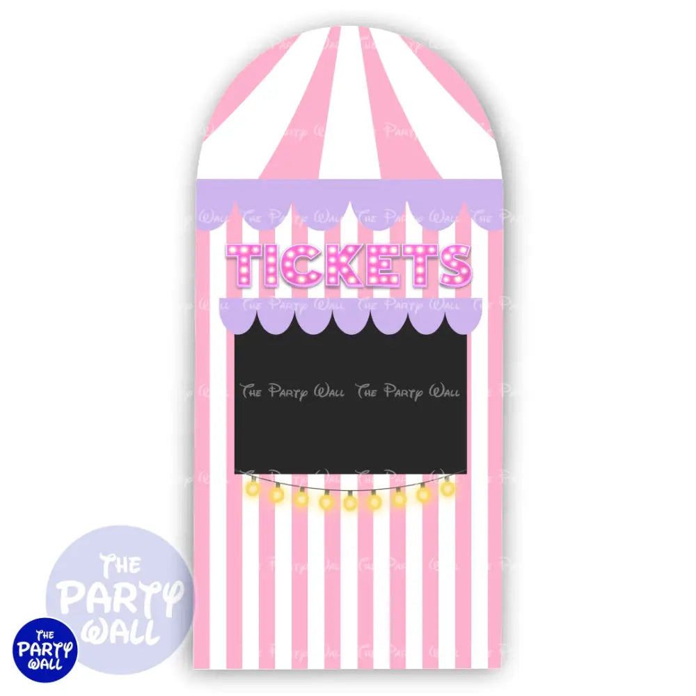 Circo - Funda para mampara de punta redonda o rectangular Mampara de punta redonda