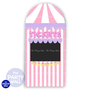 Circo - Funda para mampara de punta redonda o rectangular Mampara de punta redonda