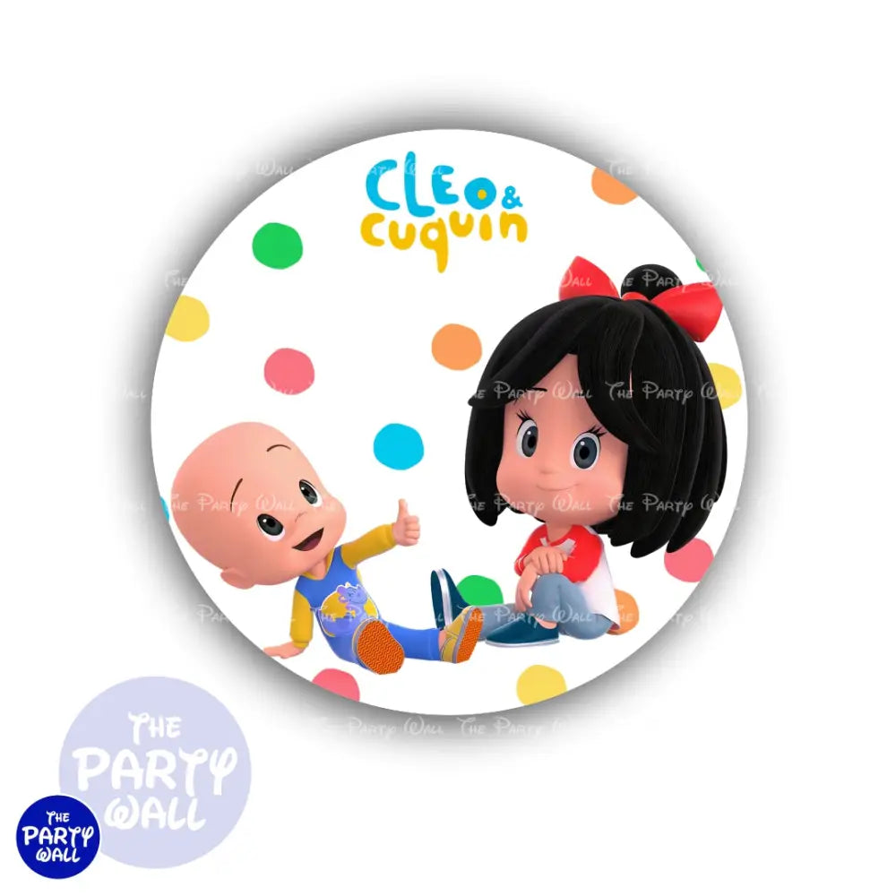 Cleo y Cuquin - Funda para mampara circular Circular