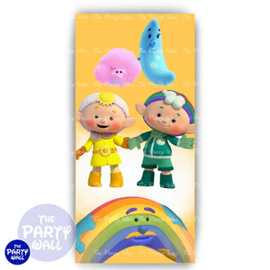 Cloudbabies - Funda para mampara de punta redonda o rectangular Mampara de punta redonda