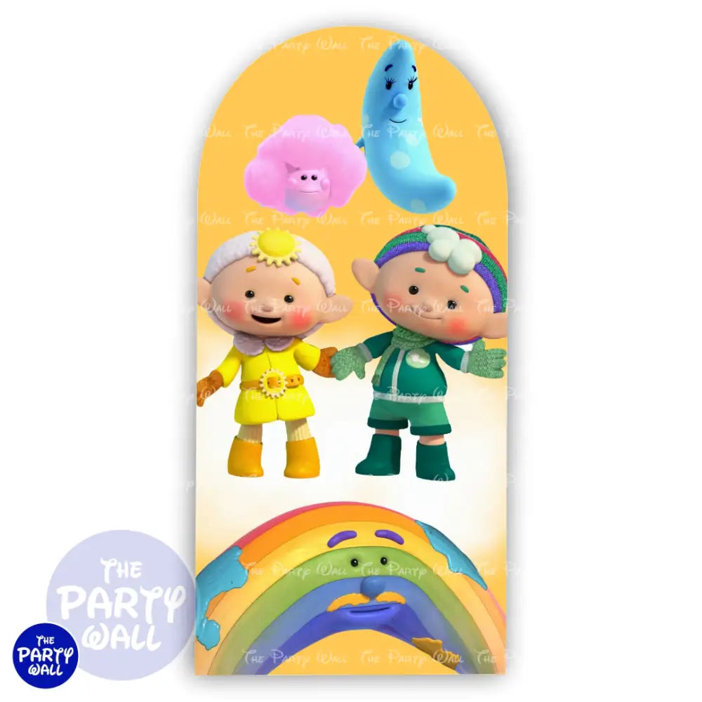 Cloudbabies - Funda para mampara de punta redonda o rectangular Mampara de punta redonda