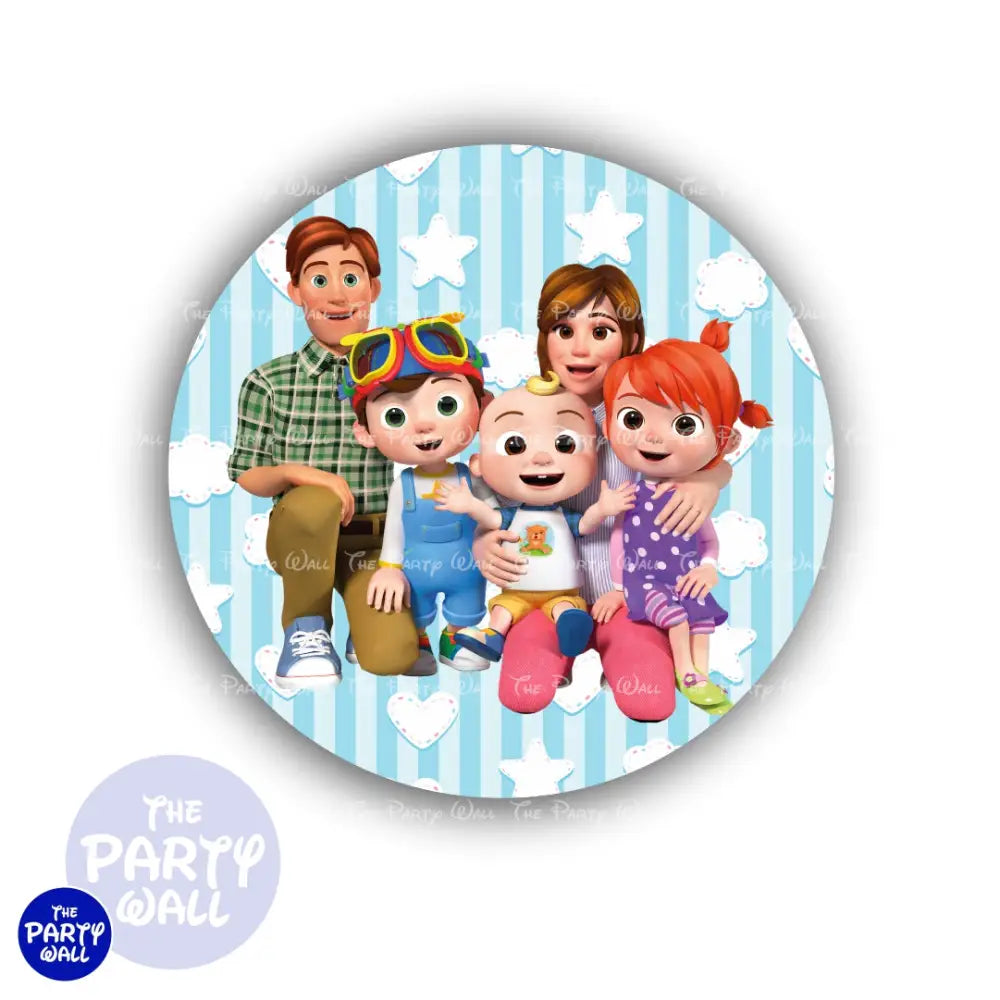 Cocomelon - Funda para mampara circular Circular