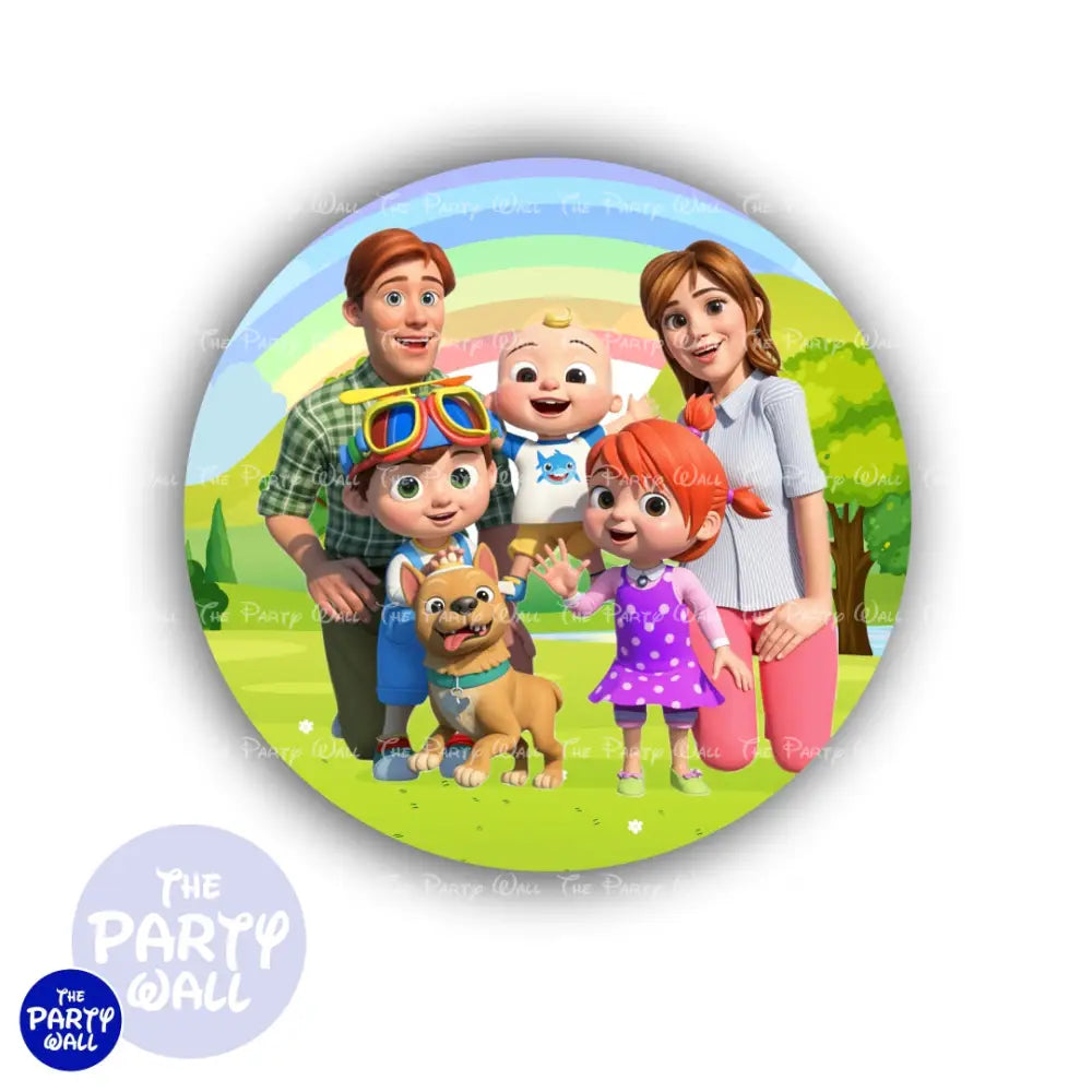 Cocomelon - Funda para mampara circular Circular