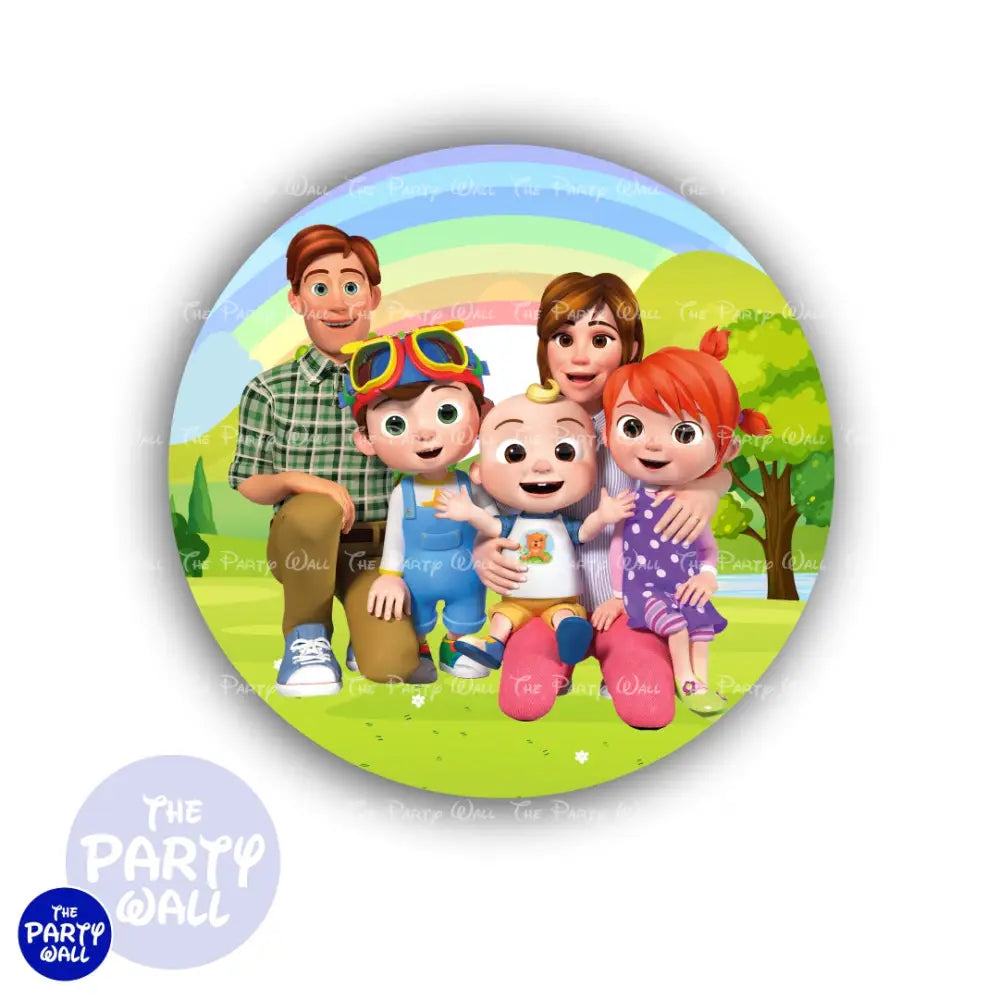 Cocomelon - Funda para mampara circular Circular