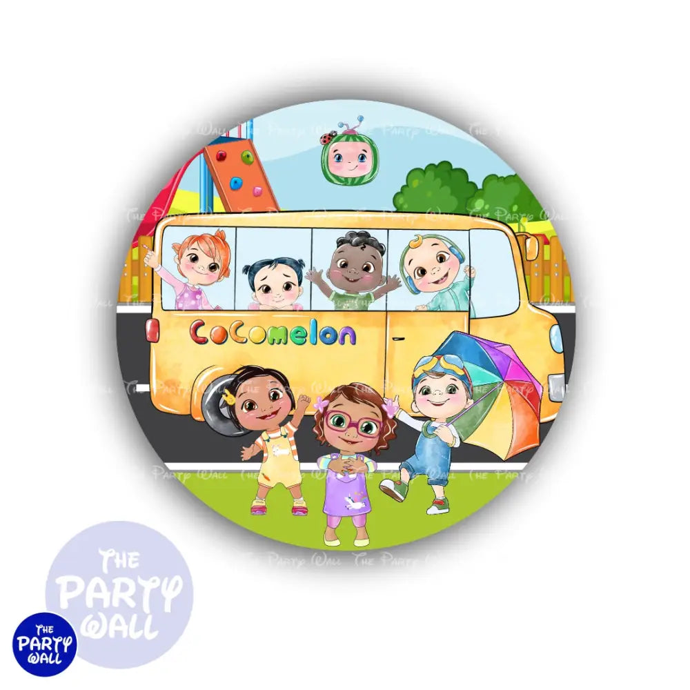 Cocomelon - Funda para mampara circular Circular