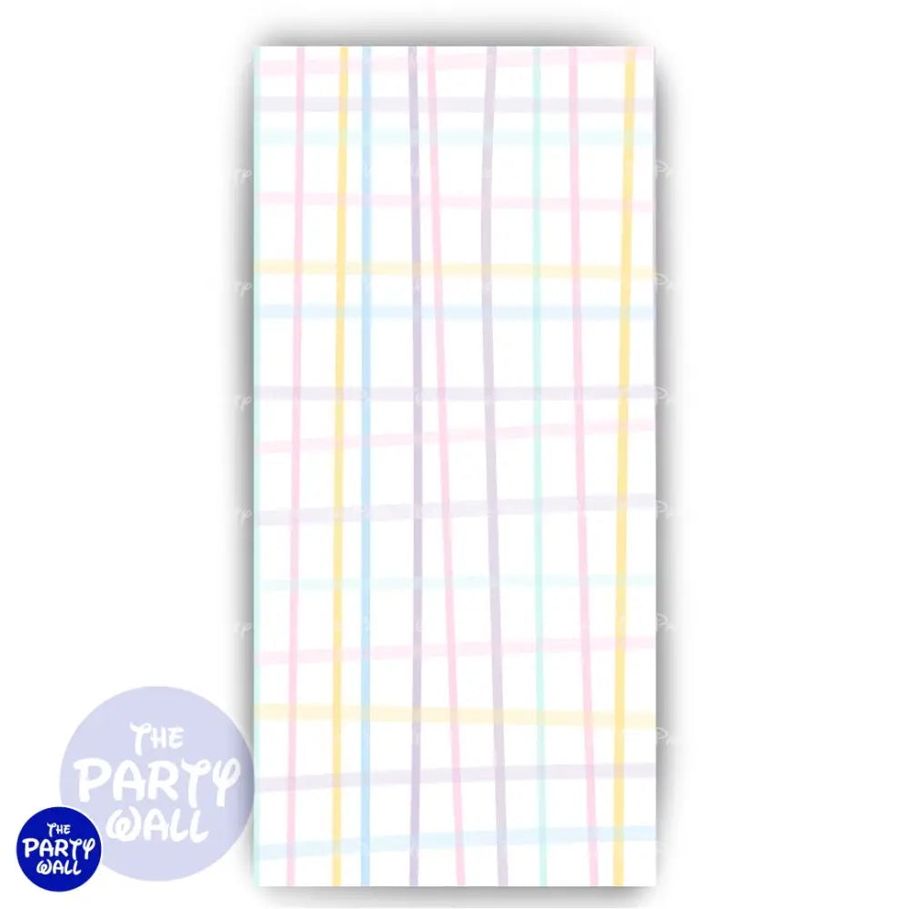 Colores Pasteles - Funda para mampara de punta redonda o rectangular Mampara de punta redonda