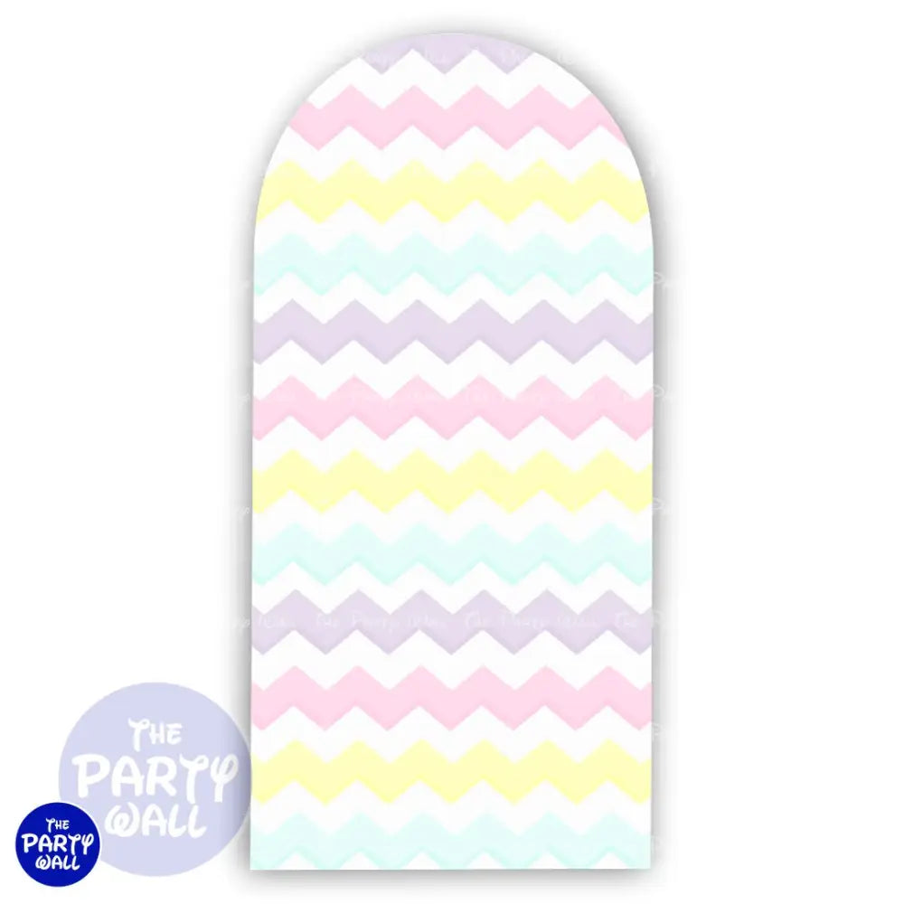 Colores Pasteles - Funda para mampara de punta redonda o rectangular Mampara de punta redonda