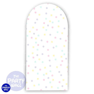 Colores Pasteles - Funda para mampara de punta redonda o rectangular Mampara de punta redonda