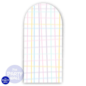 Colores Pasteles - Funda para mampara de punta redonda o rectangular Mampara de punta redonda