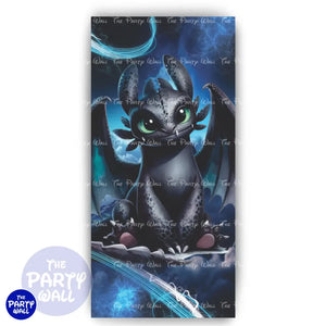 Como entrenar a tu dragón - Funda para mampara de punta redonda o rectangular Mampara de punta redonda