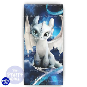 Como entrenar a tu dragón - Funda para mampara de punta redonda o rectangular Mampara de punta redonda