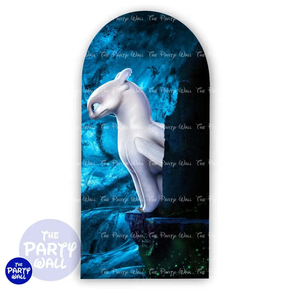 Como entrenar a tu dragón - Funda para mampara de punta redonda o rectangular Mampara de punta redonda