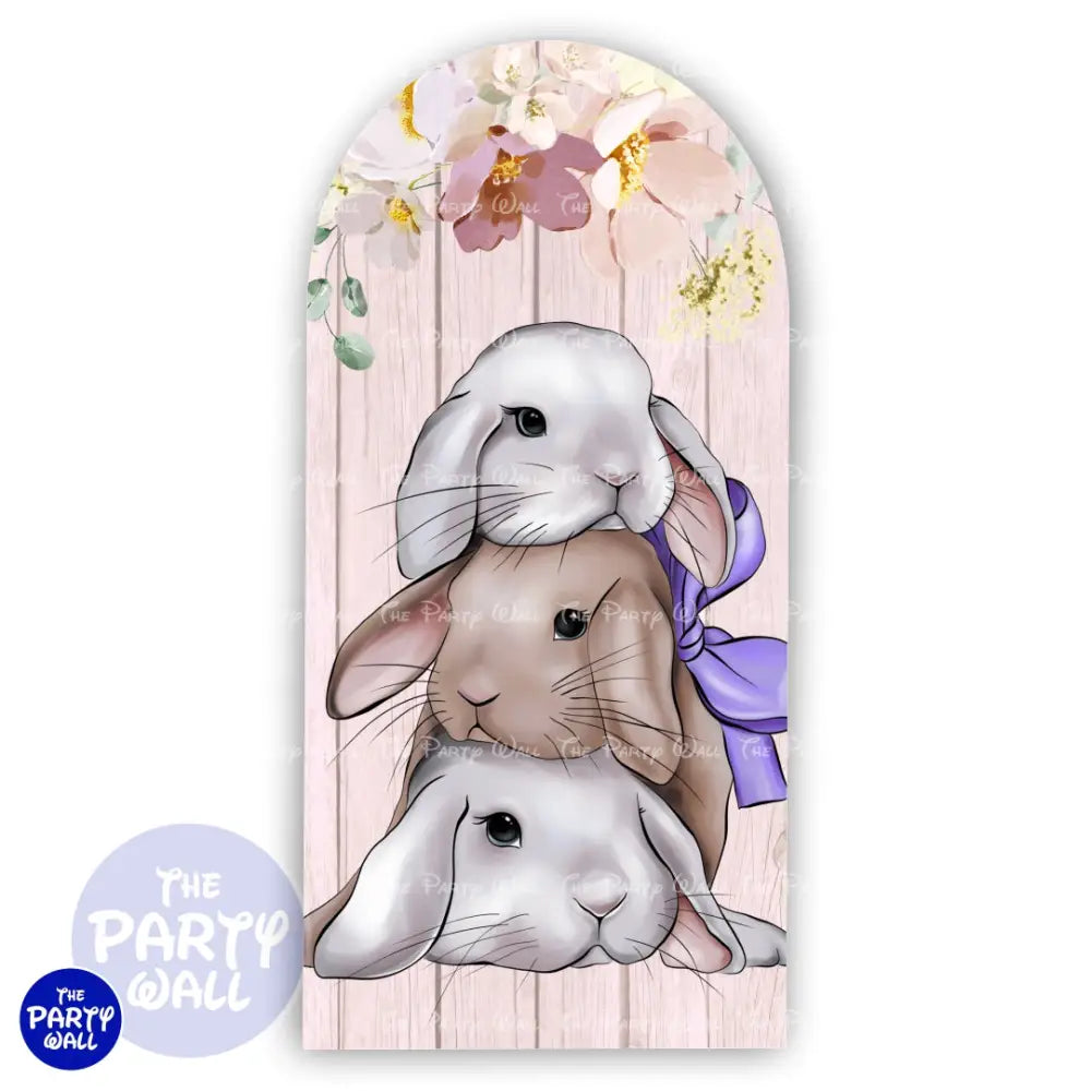 Conejo Cute - Funda para mampara de punta redonda o rectangular Mampara de punta redonda